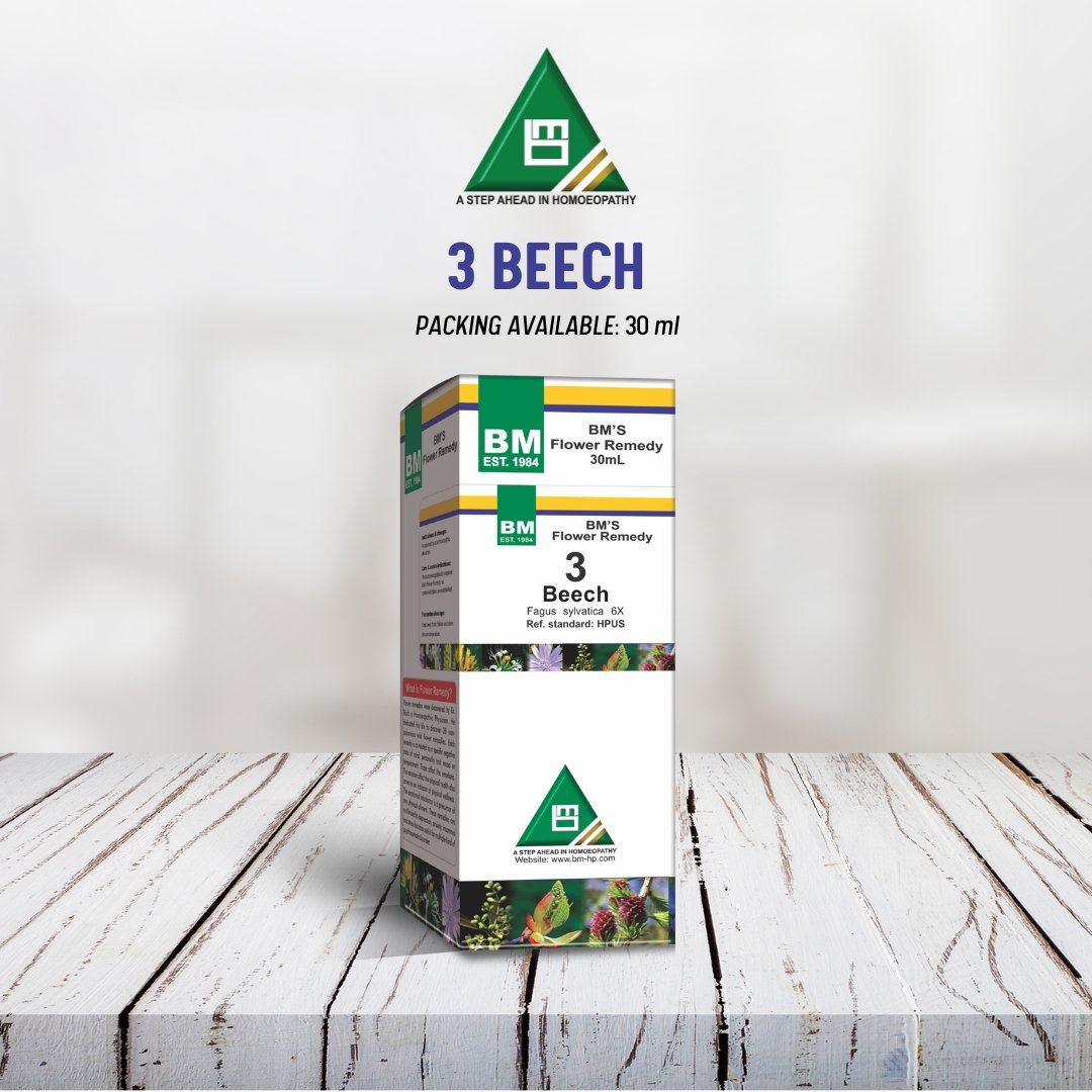 BM's Flower remedy-3 (Beech)