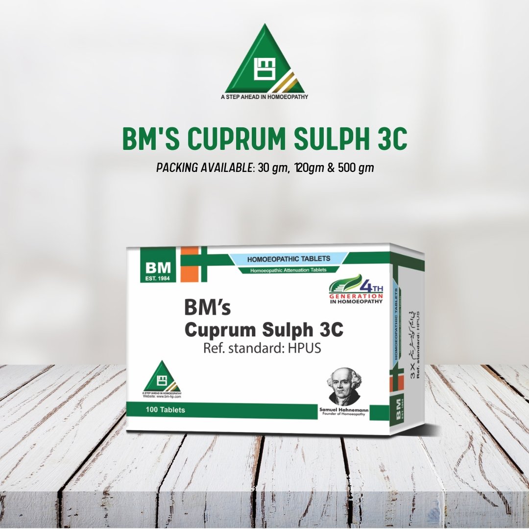 BM's Cuprum Sulph-3C